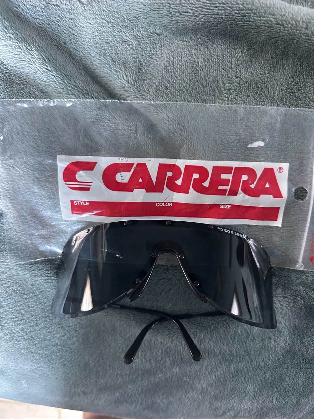 Porsche Design by Carrera Vintage Shield Sunglasses in Black style 5640